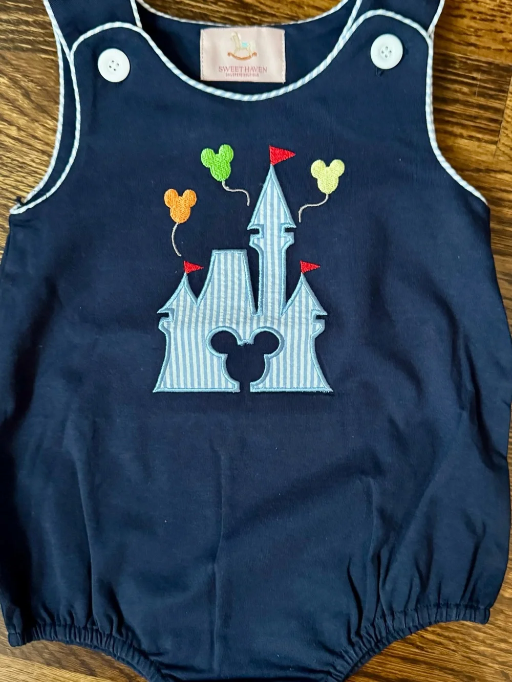 N/A navy romper